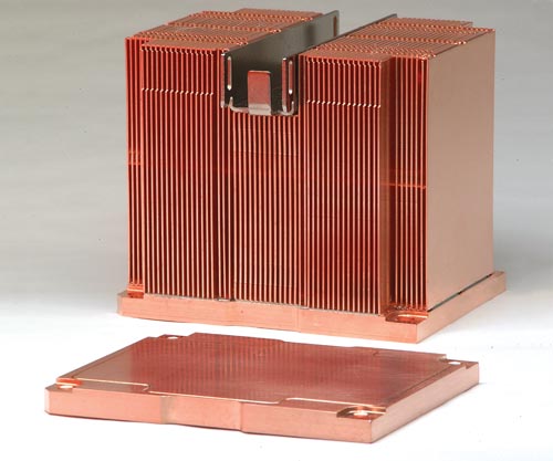 2U热扩散蒸汽室底座散热器组件，用于服务器应用